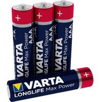 Varta Max Tech AAA Alkaline Battery Pack Of 4