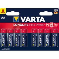 Varta Max Tech AA Alkaline Battery Pack Of 8