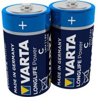 Varta High Energy C Alkaline Battery Pack Of 2