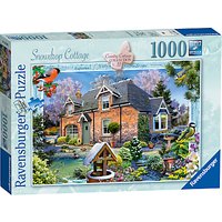 Ravensburger Snowdrop Cottage Puzzle, 1000pc Jigsaw