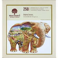 Wentworth Wooden Puzzles Elephant Savannah Jigsaw Puzzle