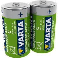 Varta Rechargeable D Battery 3000Mah Pack Of 2