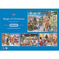 Gibsons The Magic Of Christmas, 4 X 500 Pieces