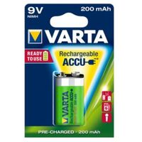 Varta Rechargeable 9V Battery 200Mah