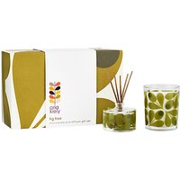 Orla Kiely Fig Tree Mini Candle & Diffuser Gift Set