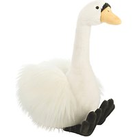 Jellycat Solange Swan Baby Soft Toy, Large, White