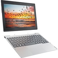 Lenovo Miix 320 Tablet With Detachable Keyboard, Intel Atom, 4GB RAM, 128GB EMMC, 10.1 Touch Screen, Wi-Fi, Snow White