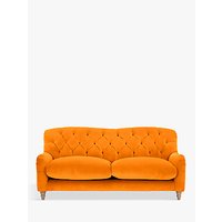 Crumble Medium 2 Seater Sofa By Loaf At John Lewis In Clever Velvet Spiced Orange, Light Leg