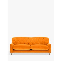Crumble Large 3 Seater Sofa By Loaf At John Lewis In Clever Velvet Spiced Orange, Light Leg