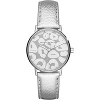 Armani Exchange AX5539 Women's Patterned Leather Strap Watch, Silver/Grey
