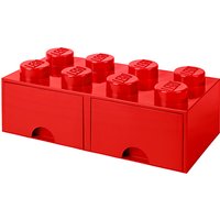LEGO 8 Stud Storage Drawer, Red