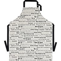 The Little Button Co Yorkshire Sayings Apron