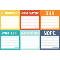 Knock Knock Tell It Like It Is Notes, Pack Of 6