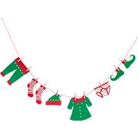 Ginger Ray Elf Clothing Bunting