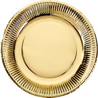 Talking Tables Paper Plates, Solid Gold