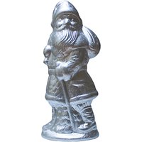 The Fine Confectionery Company Large Foiled Santa, Silver, 1kg