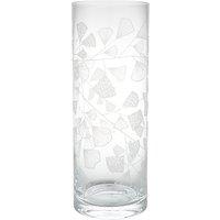 MissPrint Fern Cylinder Glass Vase, Clear/Decorative