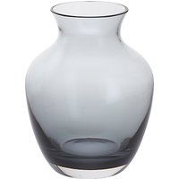Dartington Crystal Amphora Vase, Wide, Midnight