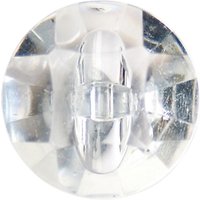 Groves Acrylic Button, 13mm, Pack Of 4, Clear