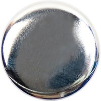 Groves Metal Blazer Button, 20mm, Pack Of 3, Silver