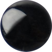 Groves Plain Button, 13mm, Pack Of 4, Black