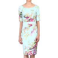 Jolie Moi Half Sleeve Floral Print Dress