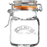 Kilner 70ml Clear Glass Mini Clip Top Storage Jar