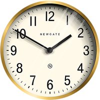 Newgate Master Edwards Wall Clock, Dia.30cm, Radial Brass