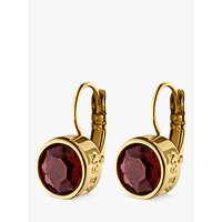 Dyrberg/Kern Louise Swarovski Crystal French Hook Drop Earrings