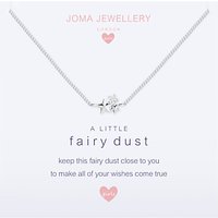 Joma Sterling Silver Plated A Little Fairy Dust Necklace, Silver