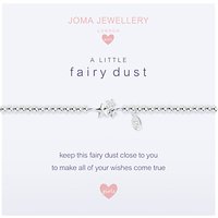 Joma Sterling Silver Plated A Little Fairy Dust Bracelet, Silver