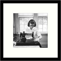 Getty Images Gallery - Home Sewing 1955 Framed Print, 49 X 49cm