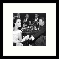 Getty Images Gallery - Elizabeth & Richard 1963 Framed Print, 49 X 49cm