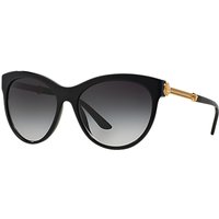 Versace VE4292 Cat's Eye Sunglasses, Black/Grey Gradient