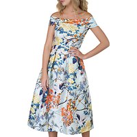 Closet Floral Off-Shoulder Dress, Multi