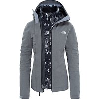 The North Face Thermoball Triclimate 3-in-1 Insulated Waterproof Women's Jacket, Grey Heather