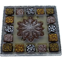 Artisan Du Chocolat Assorted Snowflake Chocolate And Truffles Box, 190g