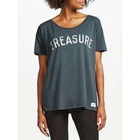 Selfish Mother Treasure Oversized T-Shirt, Charcoal/Silver