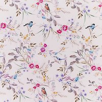 Indigo Fabrics Birds And Plants Print Fabric