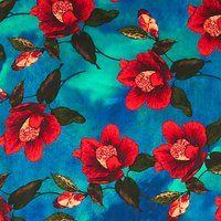 John Kaldor Blossom Print Fabric, Blue