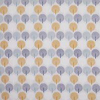 Dashwood Studio Inflated Trees Print Fabric, Grey