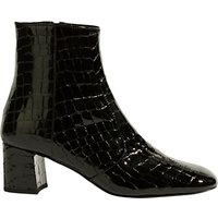 Karen Millen Block Heeled Ankle Boots, Black