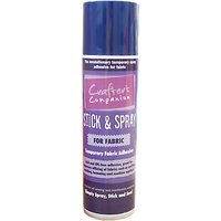 Crafter's Companion Stick And Stay Temporary Fabric Adhesive Spray, 250ml
