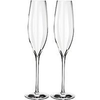 Waterford Crystal Elegance Optic Champagne Flutes, 200ml, Set Of 2