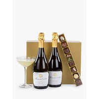 John Lewis Prosecco Duo And Chocolates Gift Box