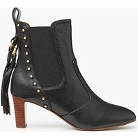 See By Chloé Dasha Block Heeled Ankle Chelsea Boots