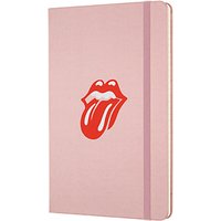 Moleskine Rolling Stones Large Notebook, Pink