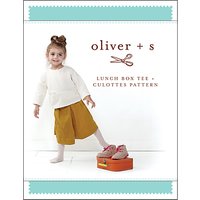 Oliver + S Children's Lunch Box T-Shirt And Culottes Sewing Pattern
