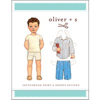 Oliver + S Children's Sketchbook Shirt And Shorts Sewing Pattern