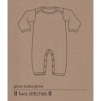 Two Stitches Grow Babygrow Sewing Pattern